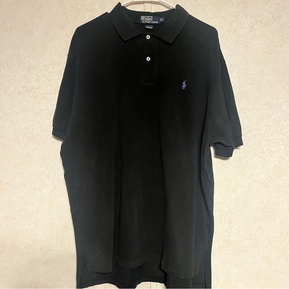 Ralph Lauren Other - Ralph Lauren Black Polo Shirt with Purple Logo
